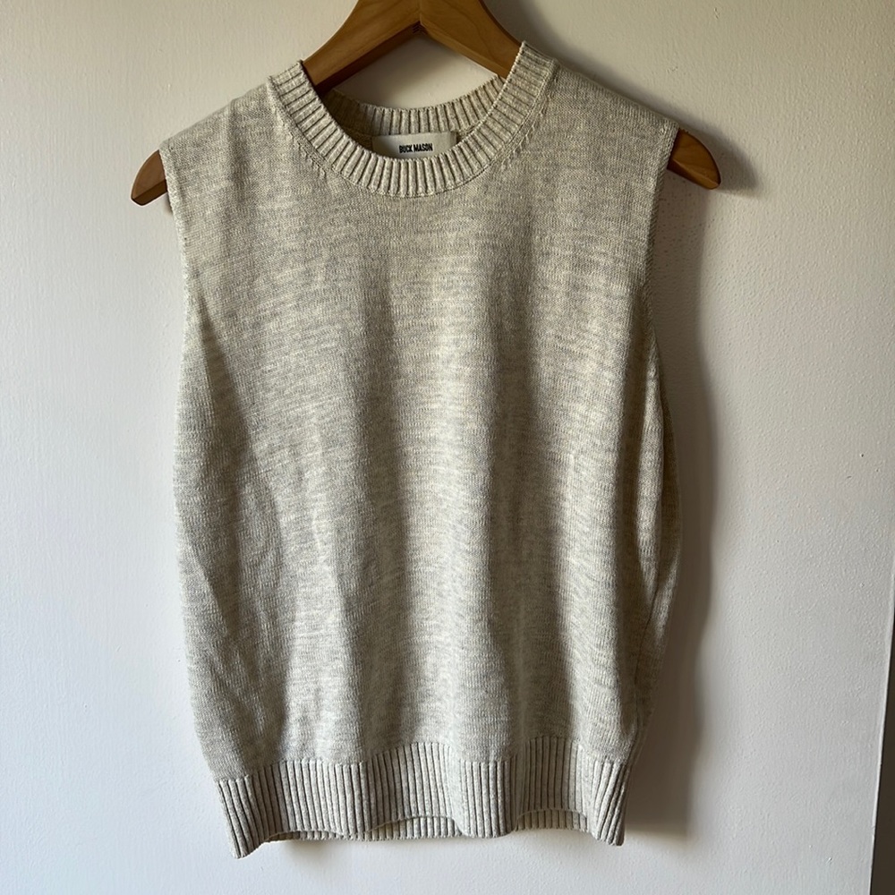 Buck Mason cotton vest women’s size M